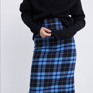 NWOT Zara plaid skirt